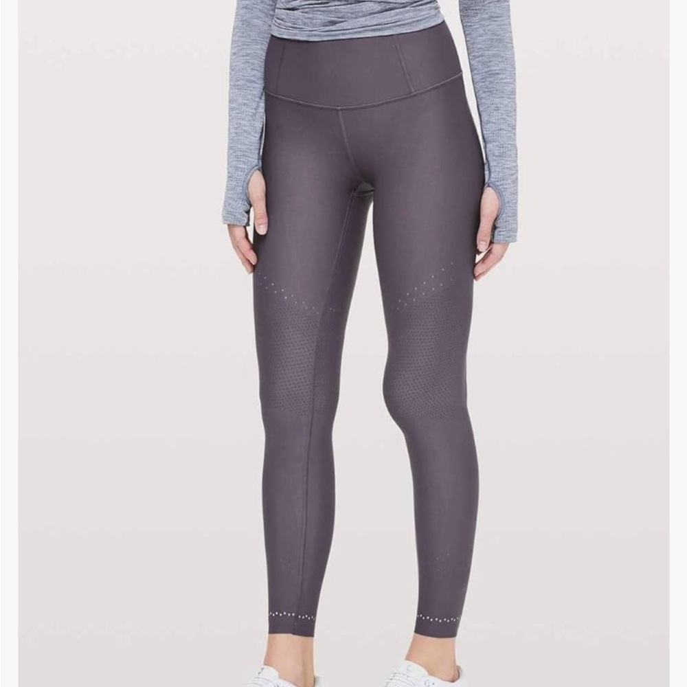 Lululemon Gray High-Waisted Leggings